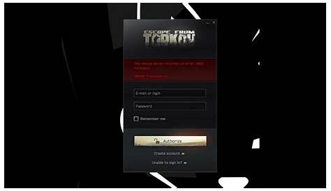 All backend error causes in Escape From Tarkov & can it be fixed?