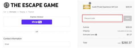 escape code promo code