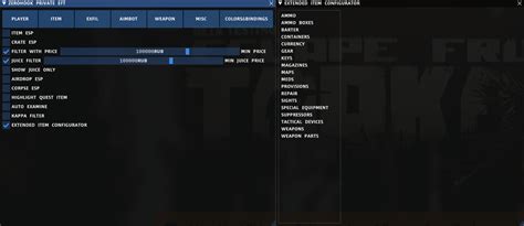 escape from tarkov premium cheats