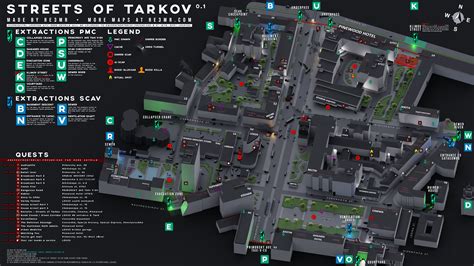 escape from tarkov streets map reddit