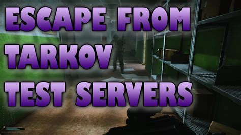 escape from tarkov test server