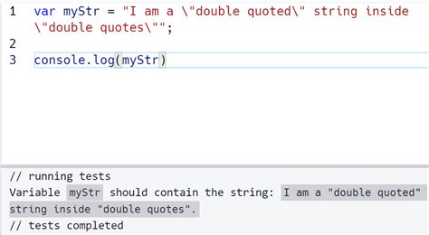 escaping literal quotes in string javascript