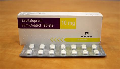 escitalopram 10mg tablets