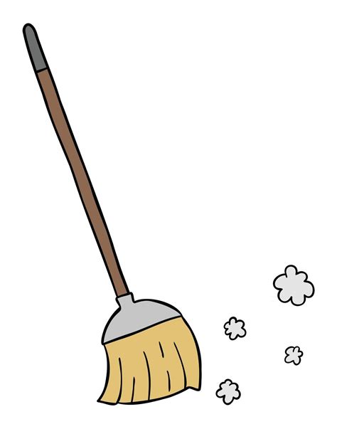 Cleaning broom colorful flat Transparent PNG & SVG