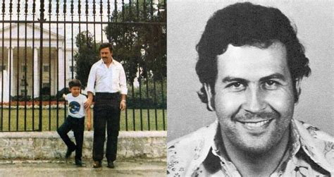 escobar picture in front of white house