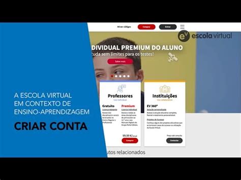 escola virtual professor login