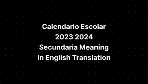 escolar meaning in english