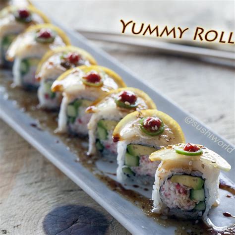 escolar sushi roll