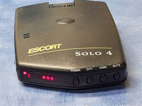 escort battery powered radar detector