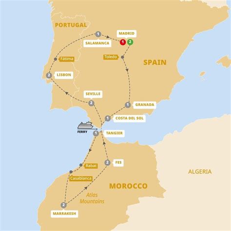 escorted tours to spain portugal and morocco