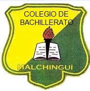 escudo de la unidad educativa malchingui