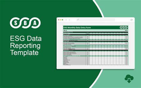 esg data collection template excel