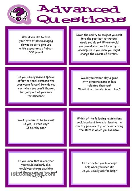 esl conversation for advanced students