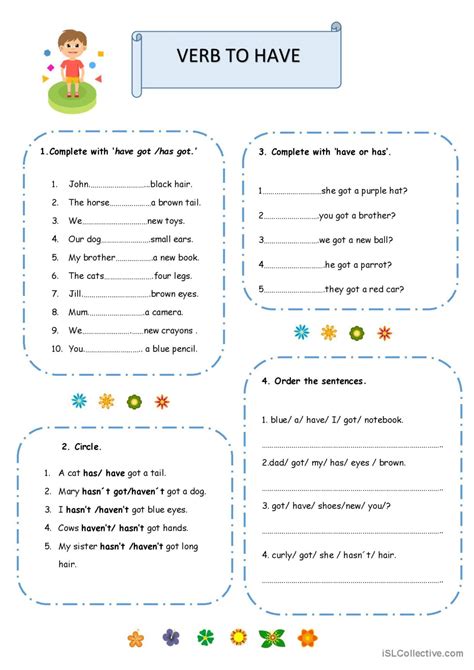 Esl Exercises Have To