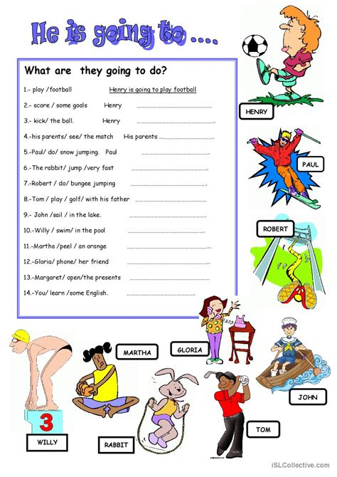 Esl Exercises With Going To