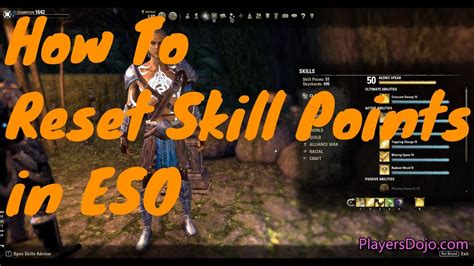 eso can you reset skills