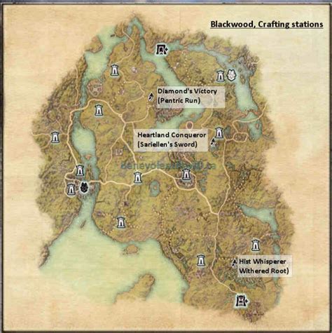 Eso Crafting Materials Map