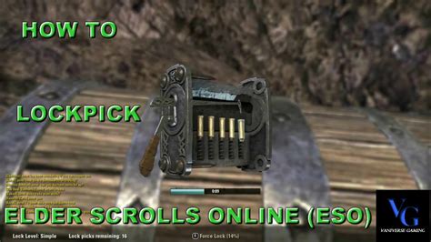 Eso Lockpicking Tips
