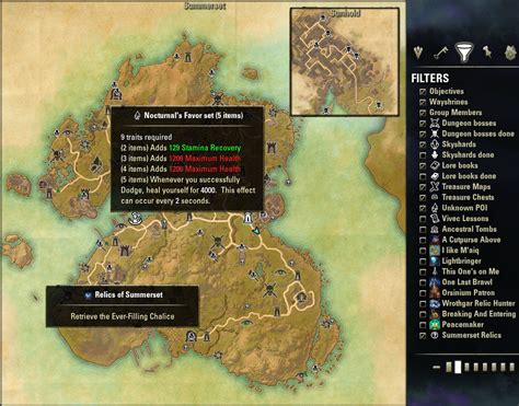 Eso Map Pins Chests