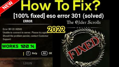 eso won't let me log in