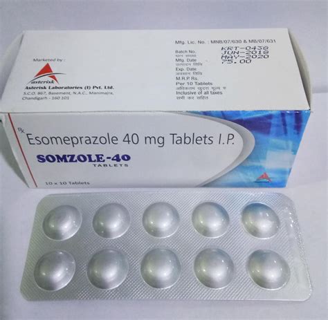 esomeprazol 40 mg dose