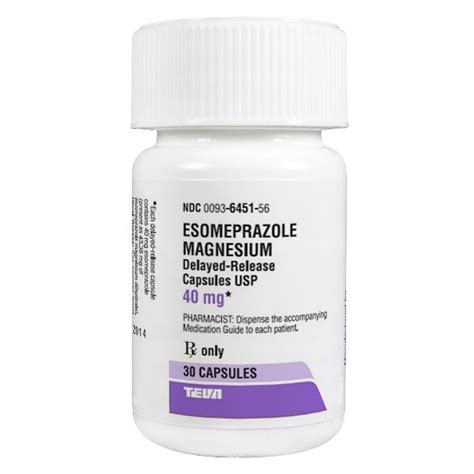esomeprazole magnesium dr 40 mg cap