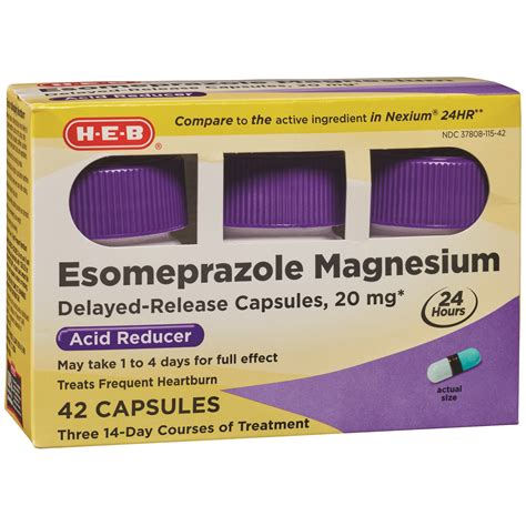 esomeprazole magnesium vs esomeprazole