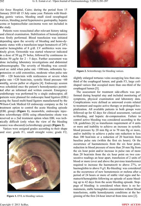 esophageal varices rupture case study