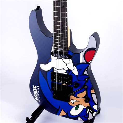 esp sonic the hedgehog guitar
