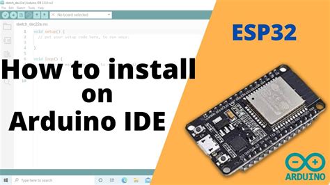 esp32 ide install arduino windows 10