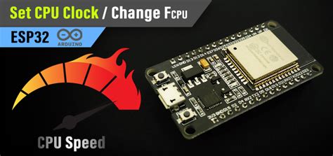 esp32 set cpu frequency arduino