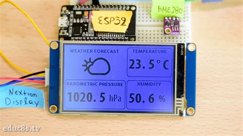 Esp32 Wifi Weather Station With A Bme280 Sensor
