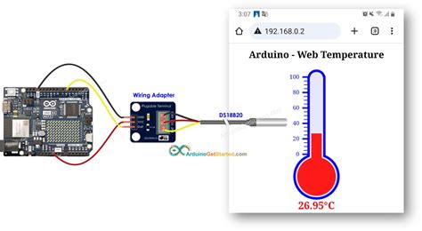 Esp8266 Ds18B20 Temperature Sensor Web Server With Arduino Ide