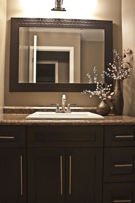 espresso bathroom vanity mirror
