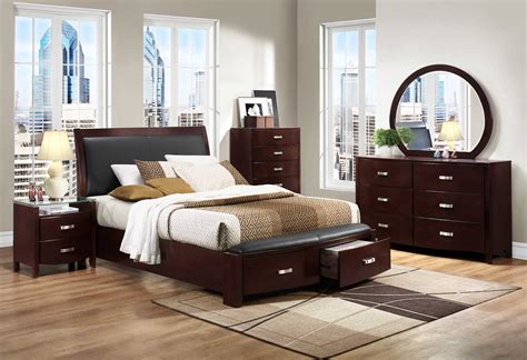 espresso bedroom furniture contemporary