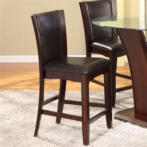 Espresso Counter Stools With Backs