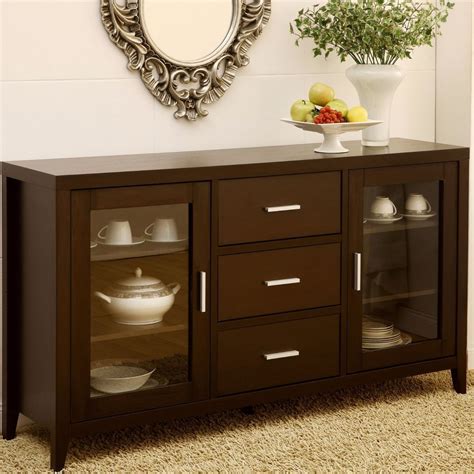 Espresso Dining Room Storage
