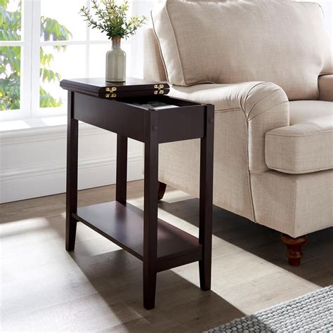 Espresso End Side Tables