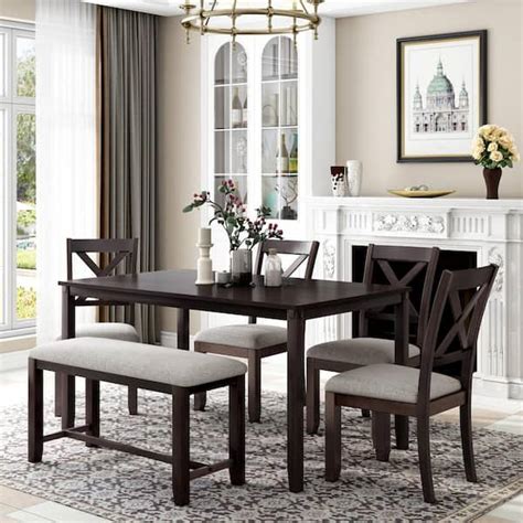 Espresso Kitchen Table Sets