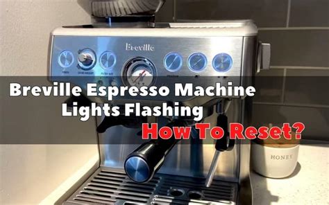 Espresso Machine Flashing Lights