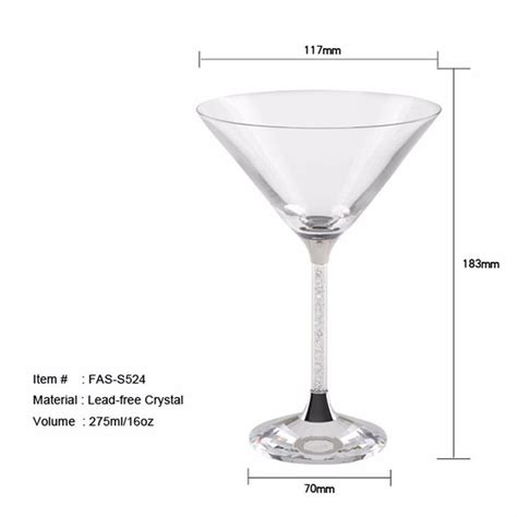 espresso martini glass size