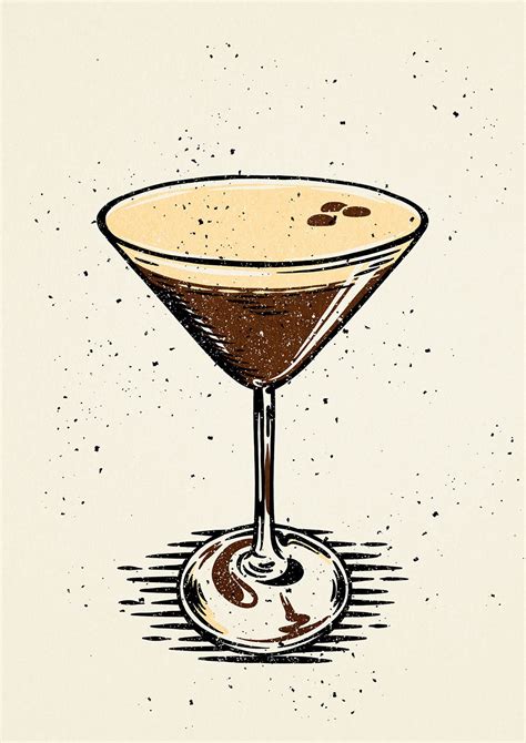 espresso martini sketch