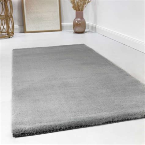 Hochflor Shaggy Teppich Esprit Alice ESP437703 grau Raum Quadrat