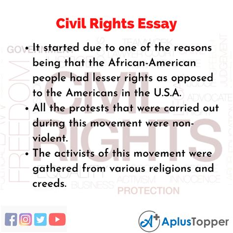 essay about civil rights
