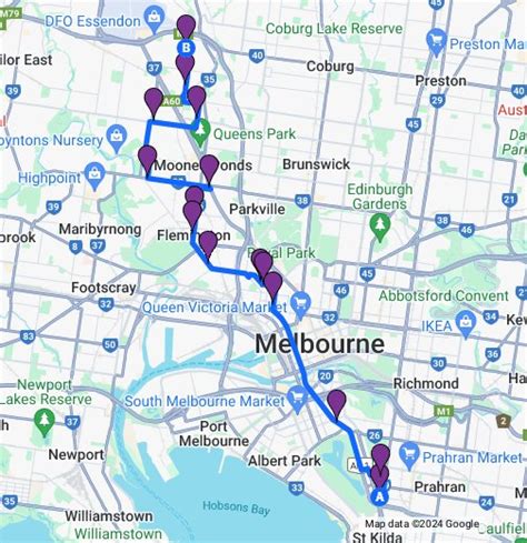 essendon map google