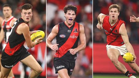 essendon players height ranking