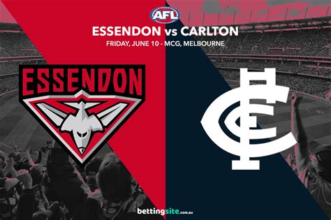 essendon vs carlton odds