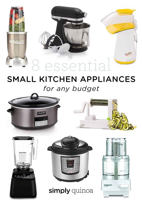 Top 10 must have small kitchen appliances essential for your daily tasks