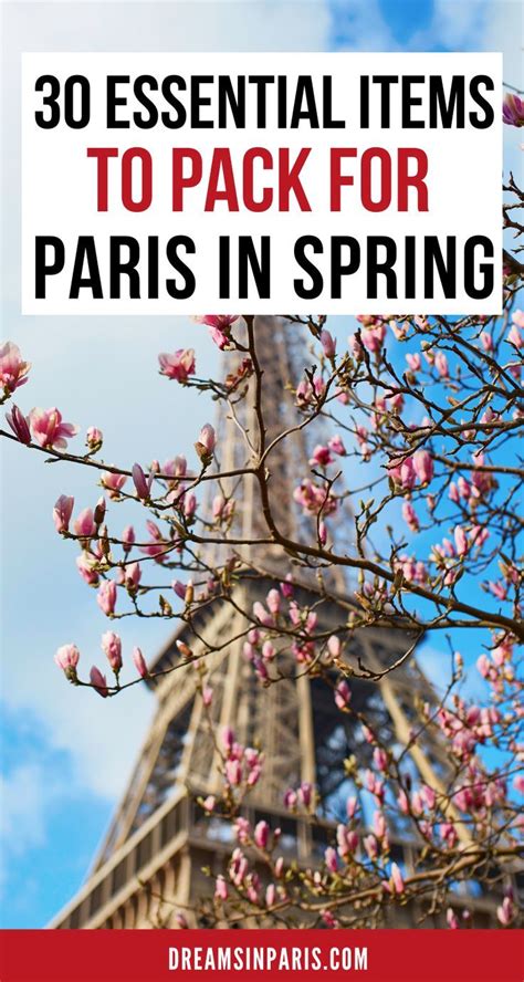 essential items paris