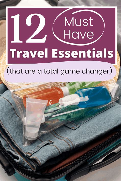 essential items travel